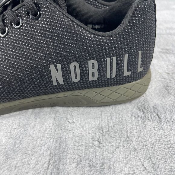 Nobull Unisex Black Gray Trainers Super Fabric Shoes Mens Sz 8 Womens 9.5 main image 7